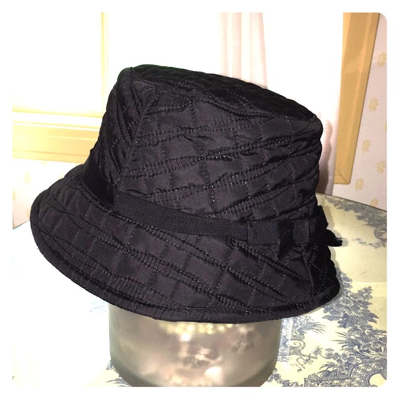 quilted rain hat